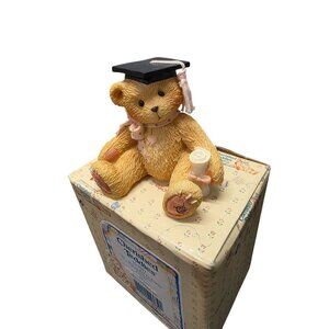 Vintage Enesco Cherished Teddies Graduate Bear Figurine 127957